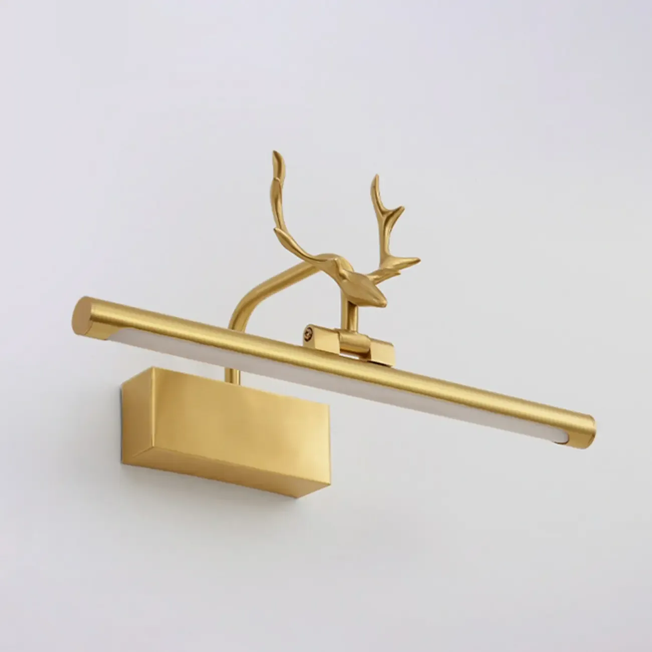 Gold Metal Antler Design LED Vanity Wall Lamp for Bathroom Image - 12