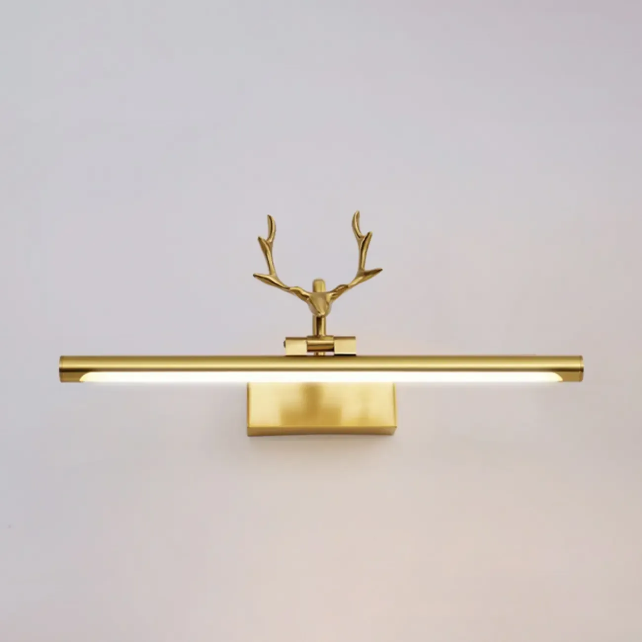 Gold Metal Antler Design LED Vanity Wall Lamp for Bathroom Image - 13
