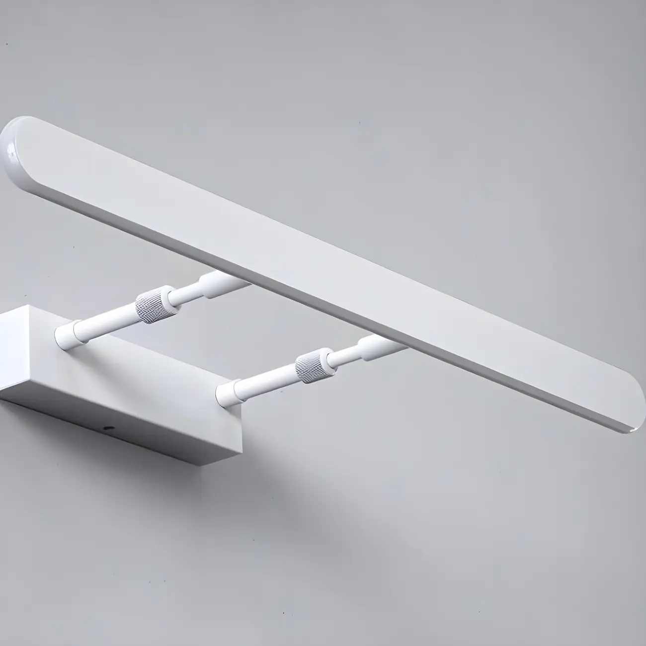 Minimalist Sleek White LED Wall Lamp for Bathroom Mirror Image - 10 | homeyfad