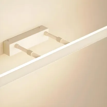 Minimalist Sleek White LED Wall Lamp for Bathroom Mirror Image - 11