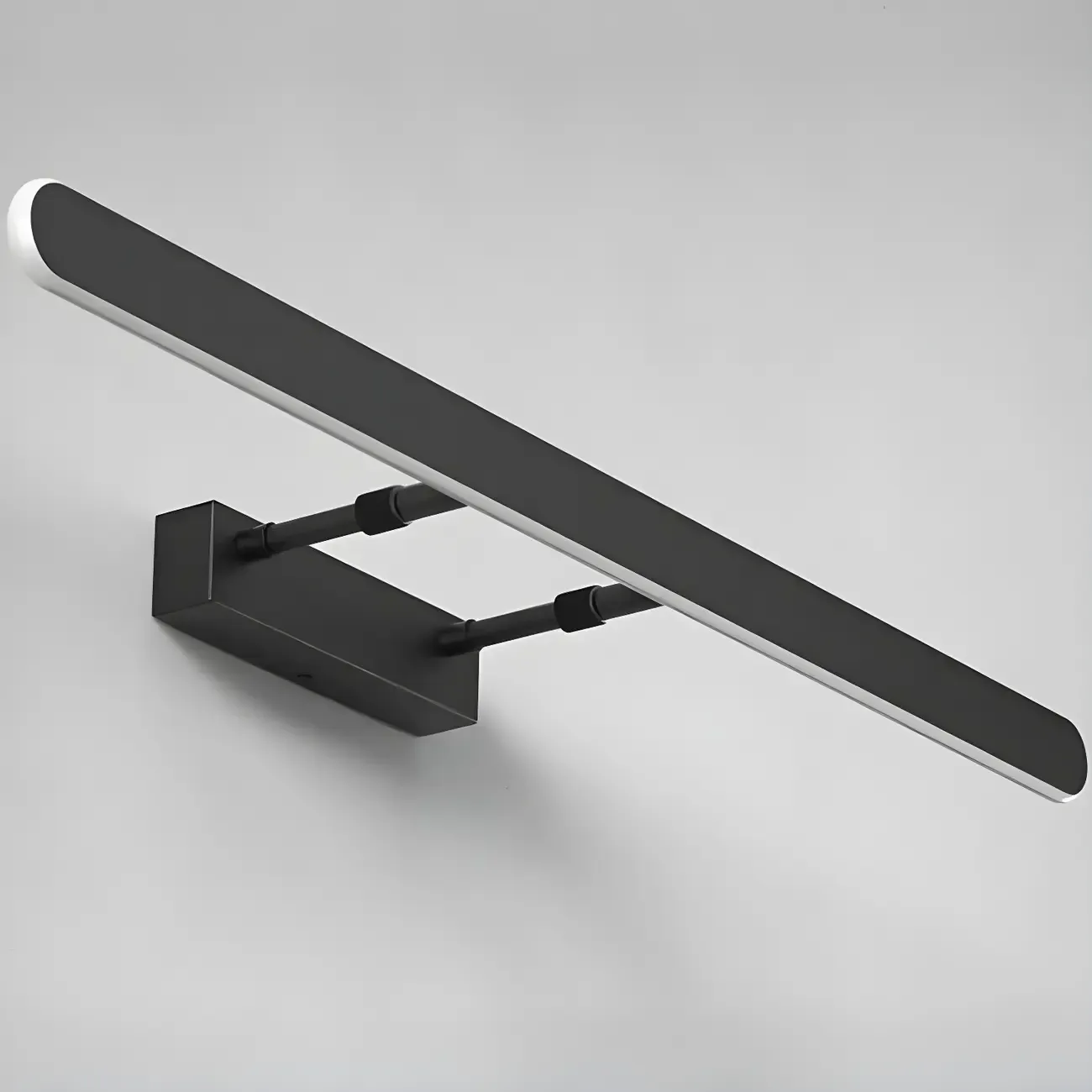 Minimalist Sleek White LED Wall Lamp for Bathroom Mirror Image - 13