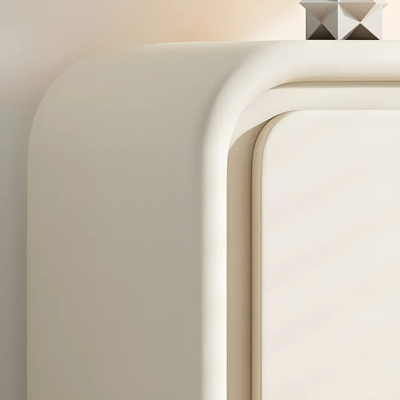 Contemporary Wooden Sideboard with Drawers in White/Black Image - 6