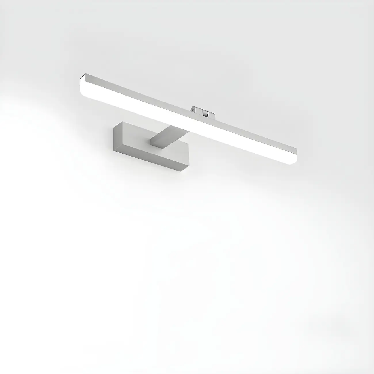 Edge Sleek Black LED Linear Vanity Light for Bathroom Mirror Image - 2 | homeyfad
