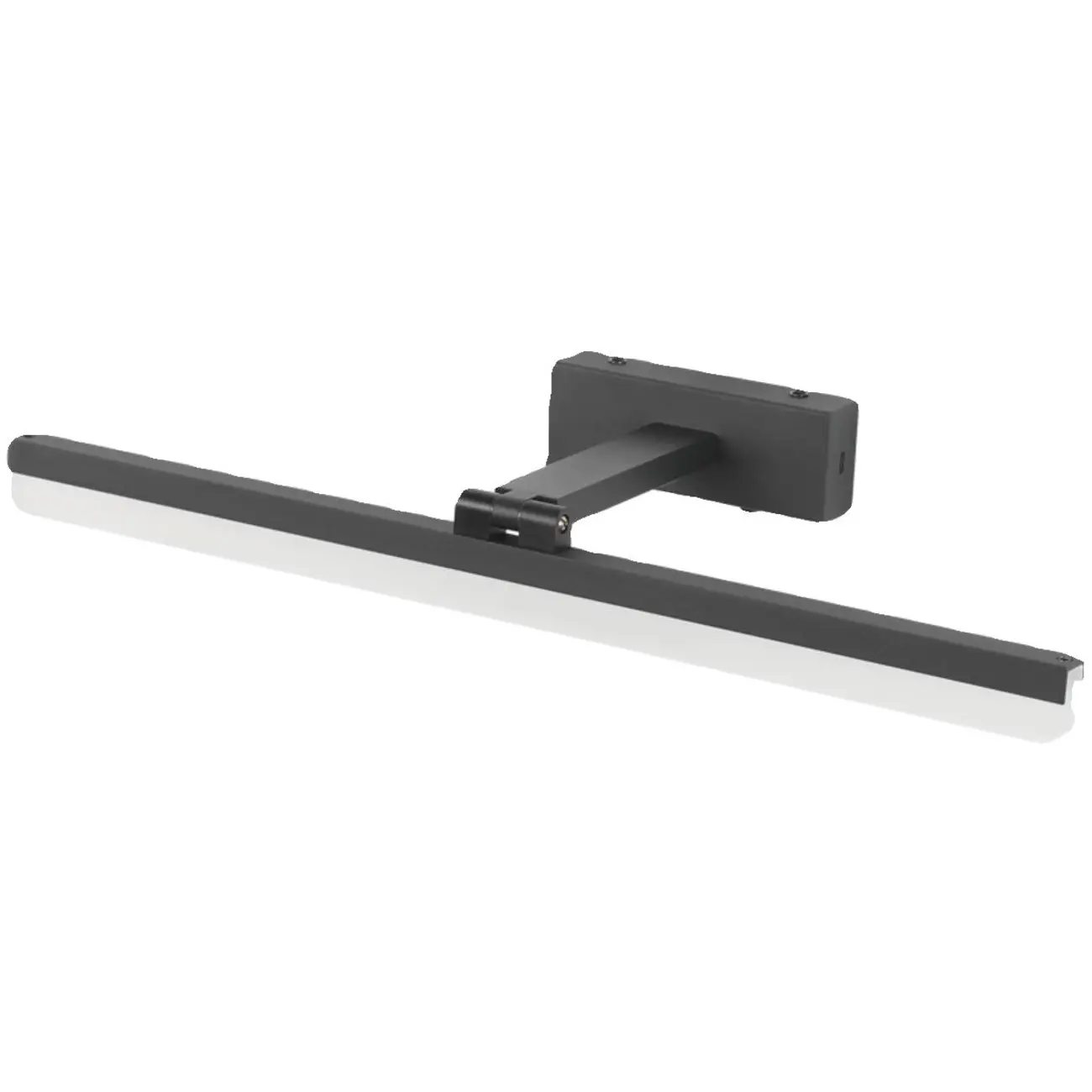 Edge Sleek Black LED Linear Vanity Light for Bathroom Mirror Image - 9 | homeyfad