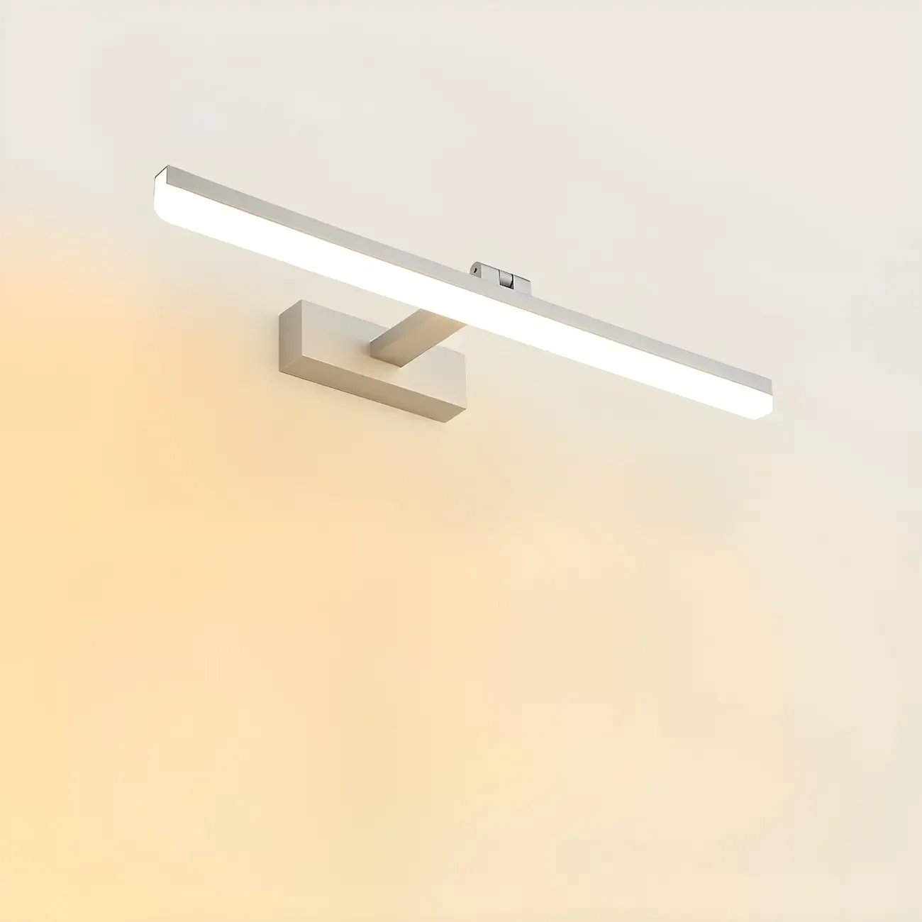 Edge Sleek Black LED Linear Vanity Light for Bathroom Mirror Image - 15