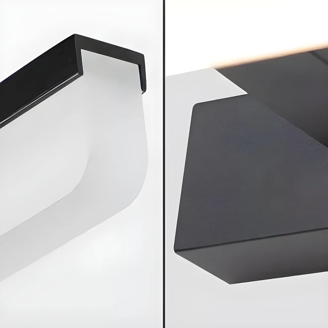 Edge Sleek Black LED Linear Vanity Light for Bathroom Mirror Image - 16 | homeyfad