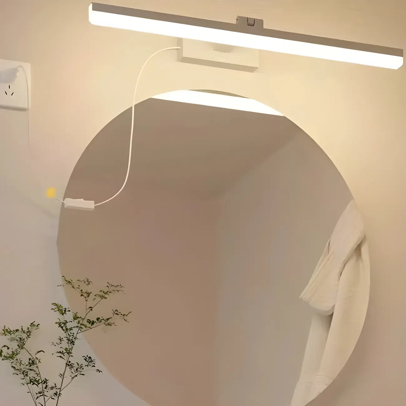 Edge Sleek Black LED Linear Vanity Light for Bathroom Mirror Image - 27 | homeyfad