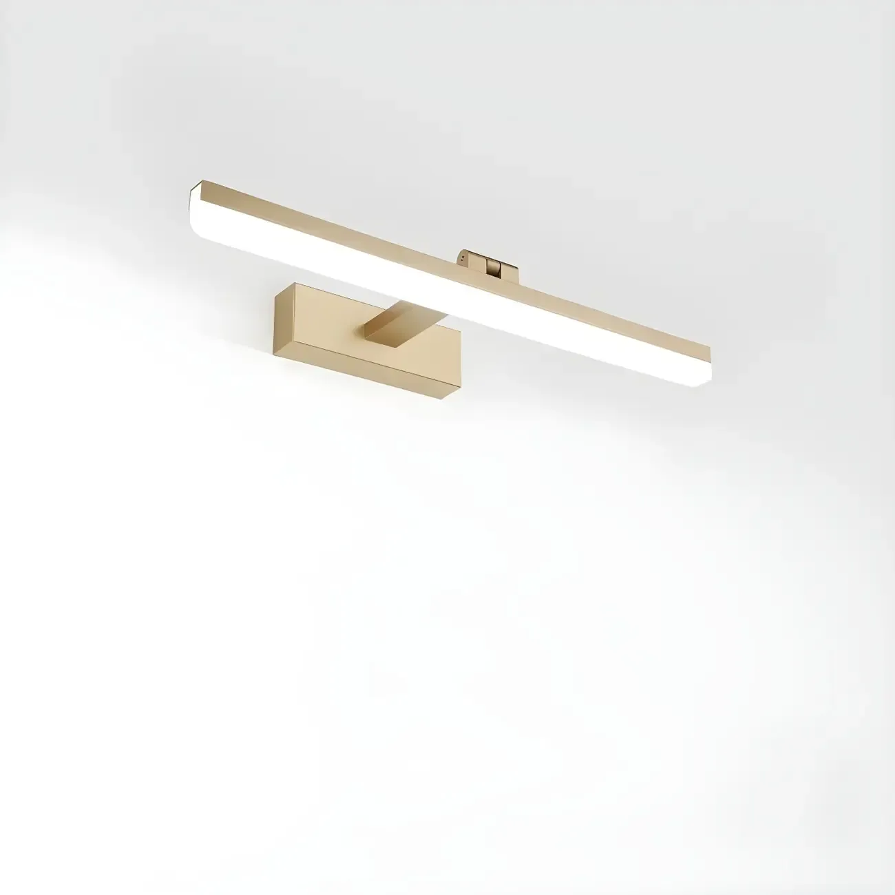 Edge Sleek Black LED Linear Vanity Light for Bathroom Mirror Image - 41