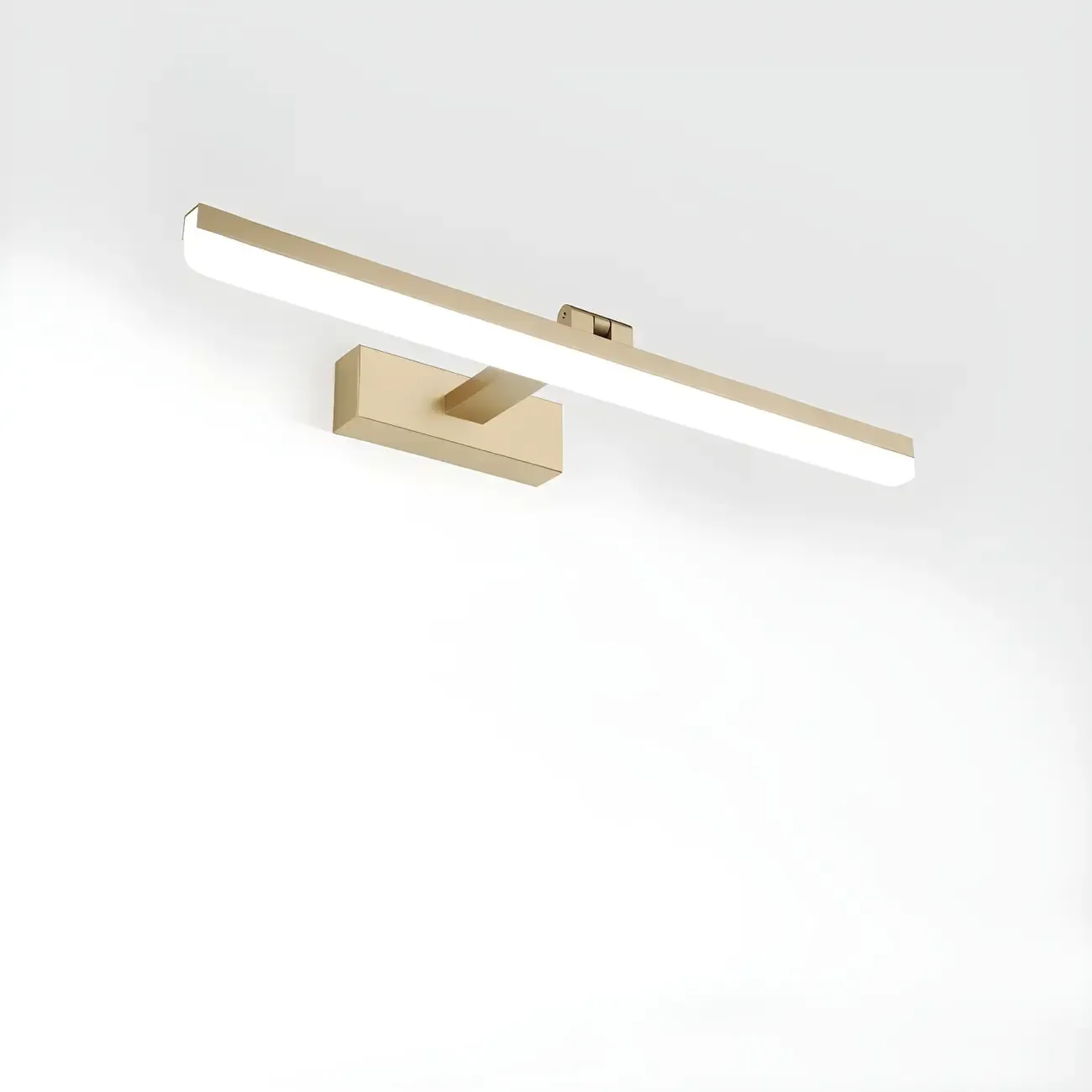 Edge Sleek Black LED Linear Vanity Light for Bathroom Mirror Image - 42