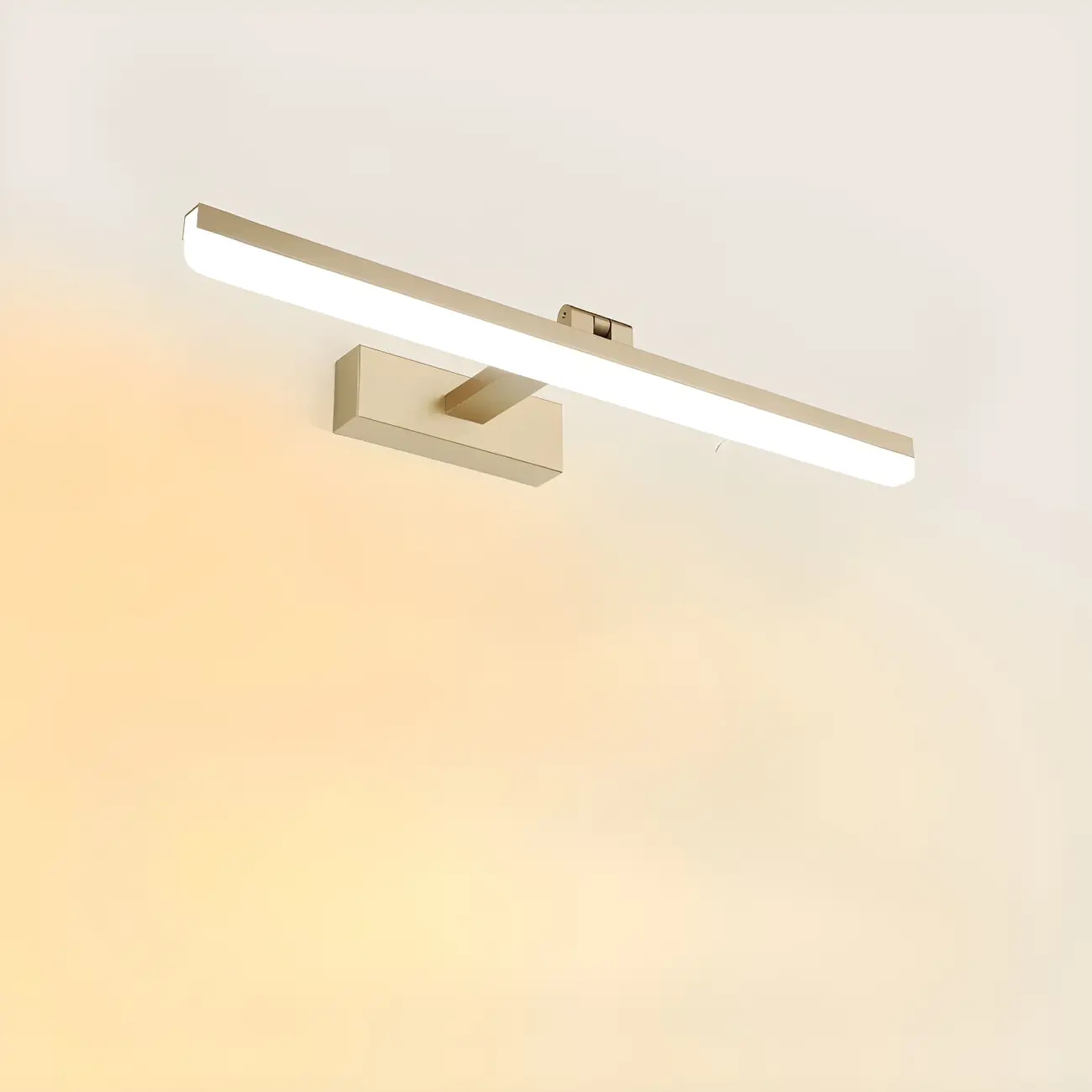 Edge Sleek Black LED Linear Vanity Light for Bathroom Mirror Image - 48 | homeyfad