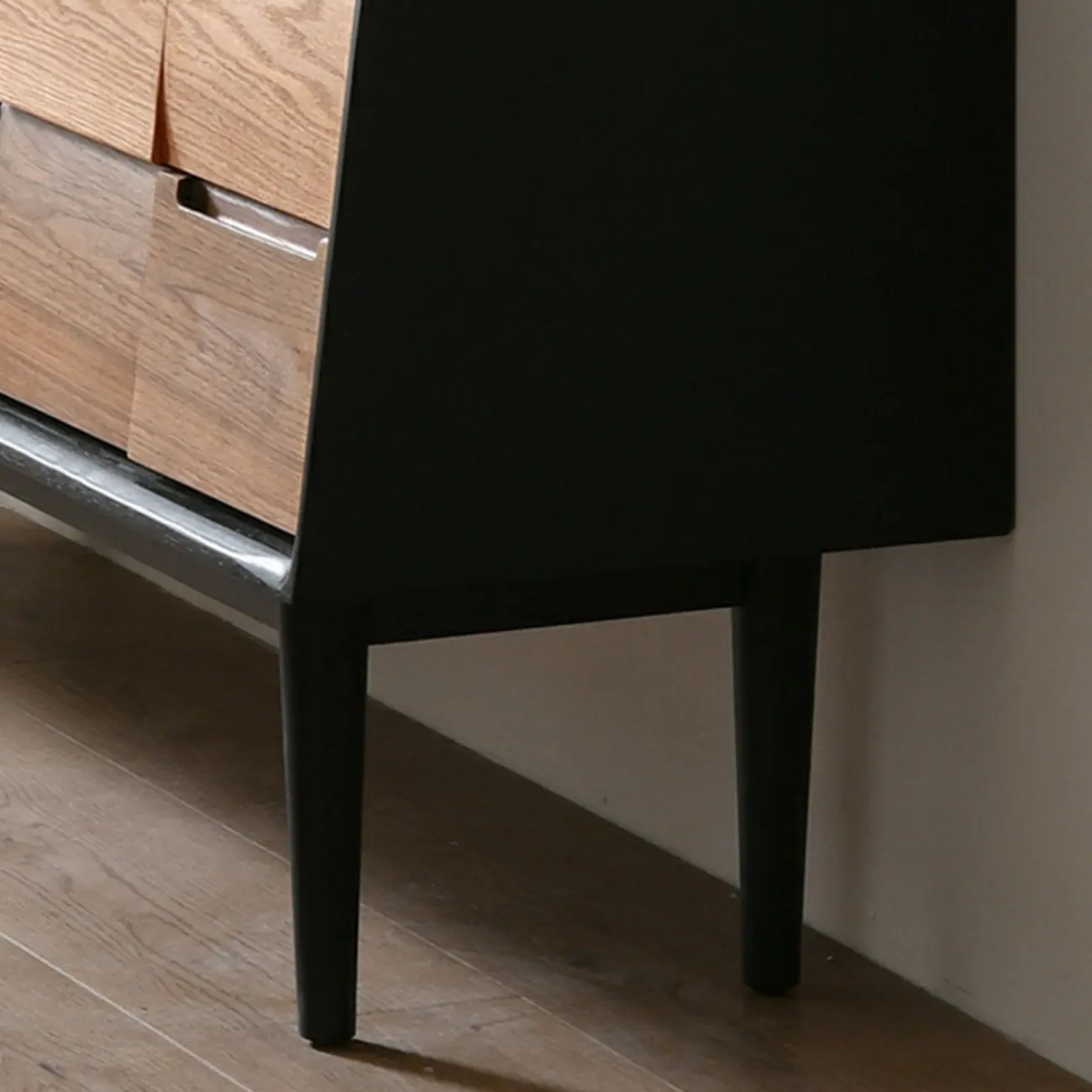 Modern Multi-Tone Wooden Sideboard with Storage & Cabinet  Image - 11 | homeyfad