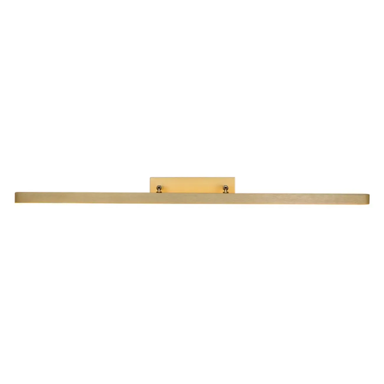Gold LED Modern Mirror Front Wall Lamp with Integrated Dimmer Image - 2