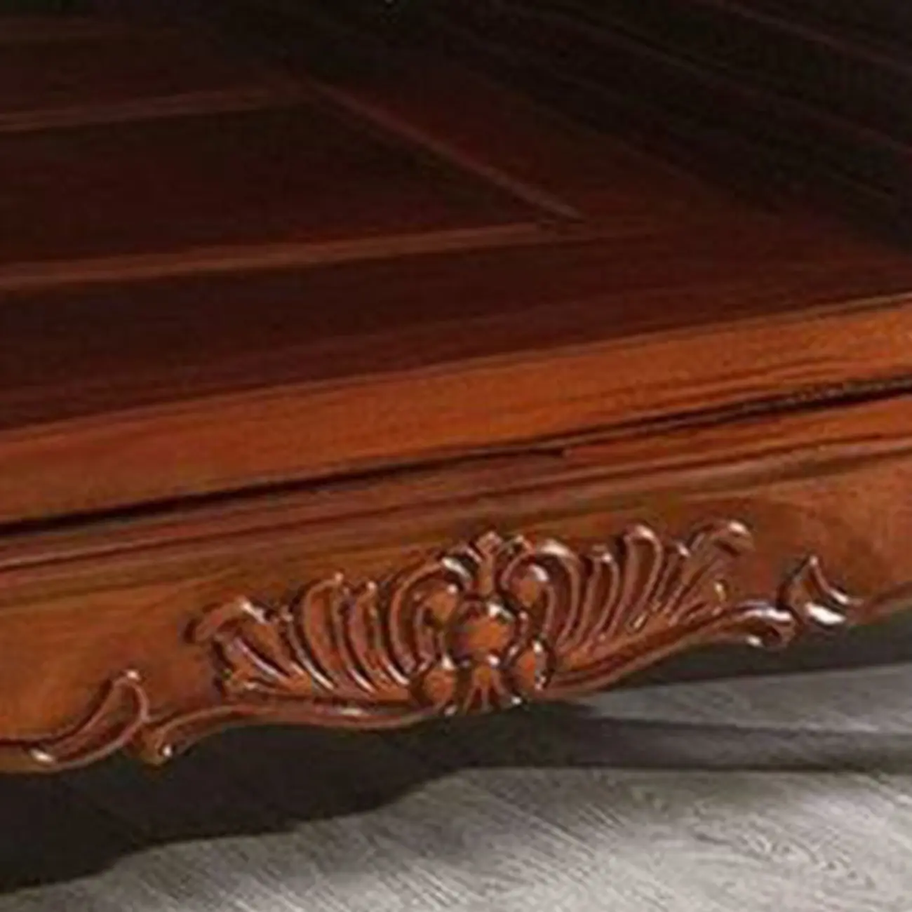 Vintage Brown Wooden Sideboard with Cabinets & Drawers  Image - 13 | homeyfad