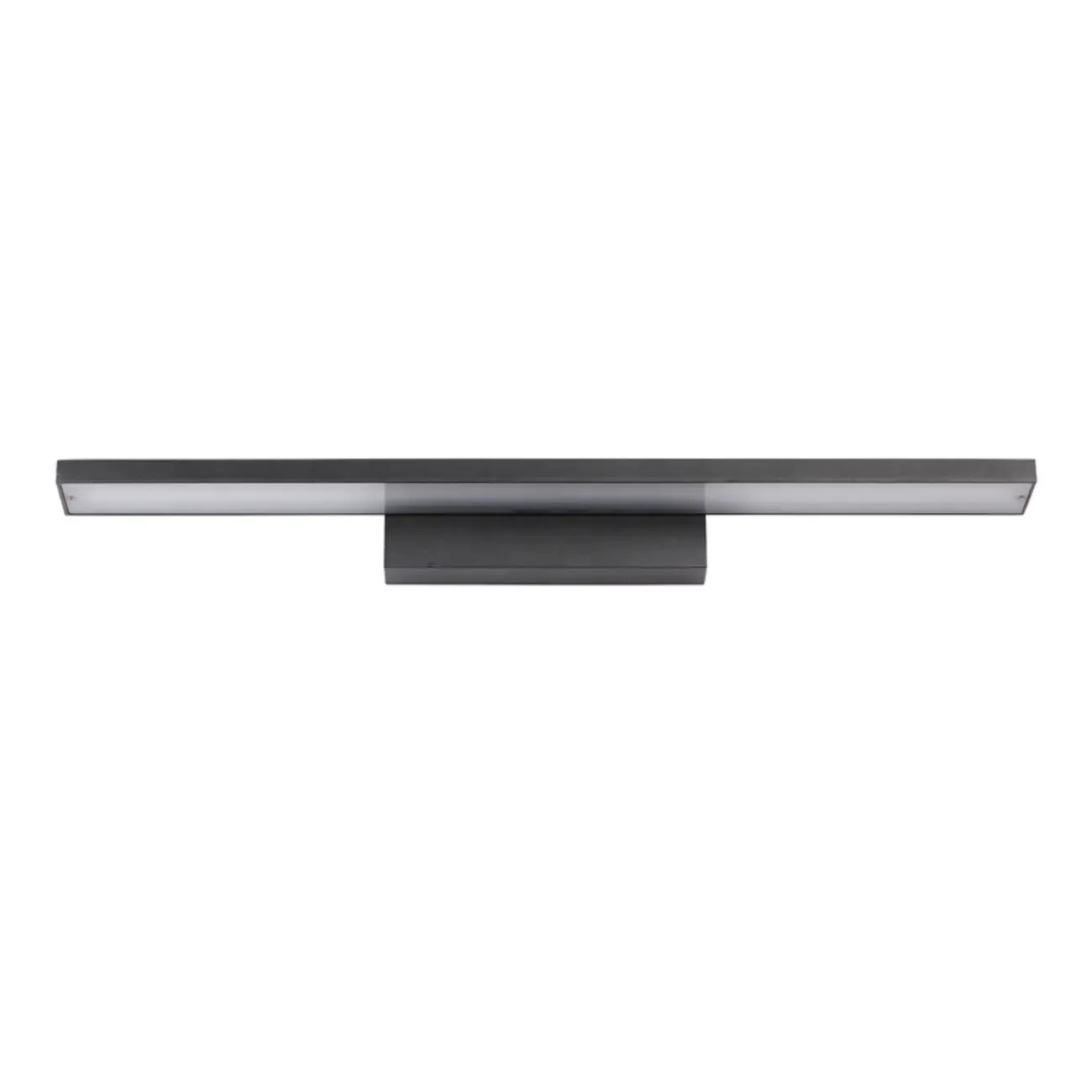 Modern LED Black Rectangle Vanity Light for Bathroom Mirror Image - 5