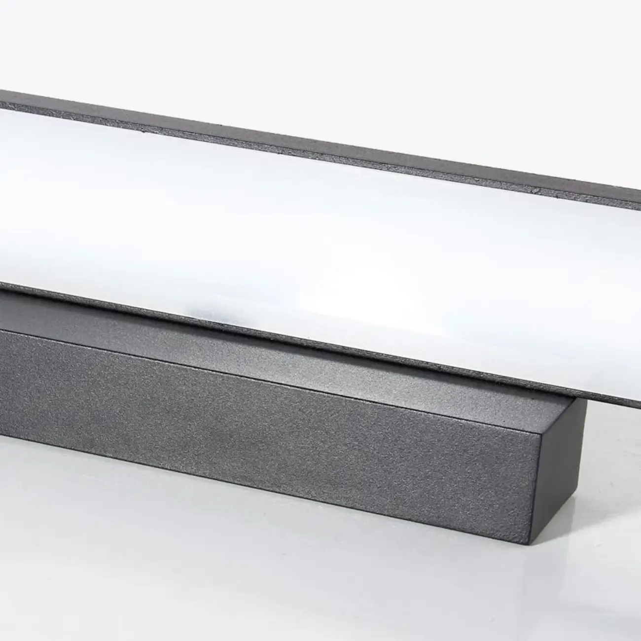Modern LED Black Rectangle Vanity Light for Bathroom Mirror Image - 6