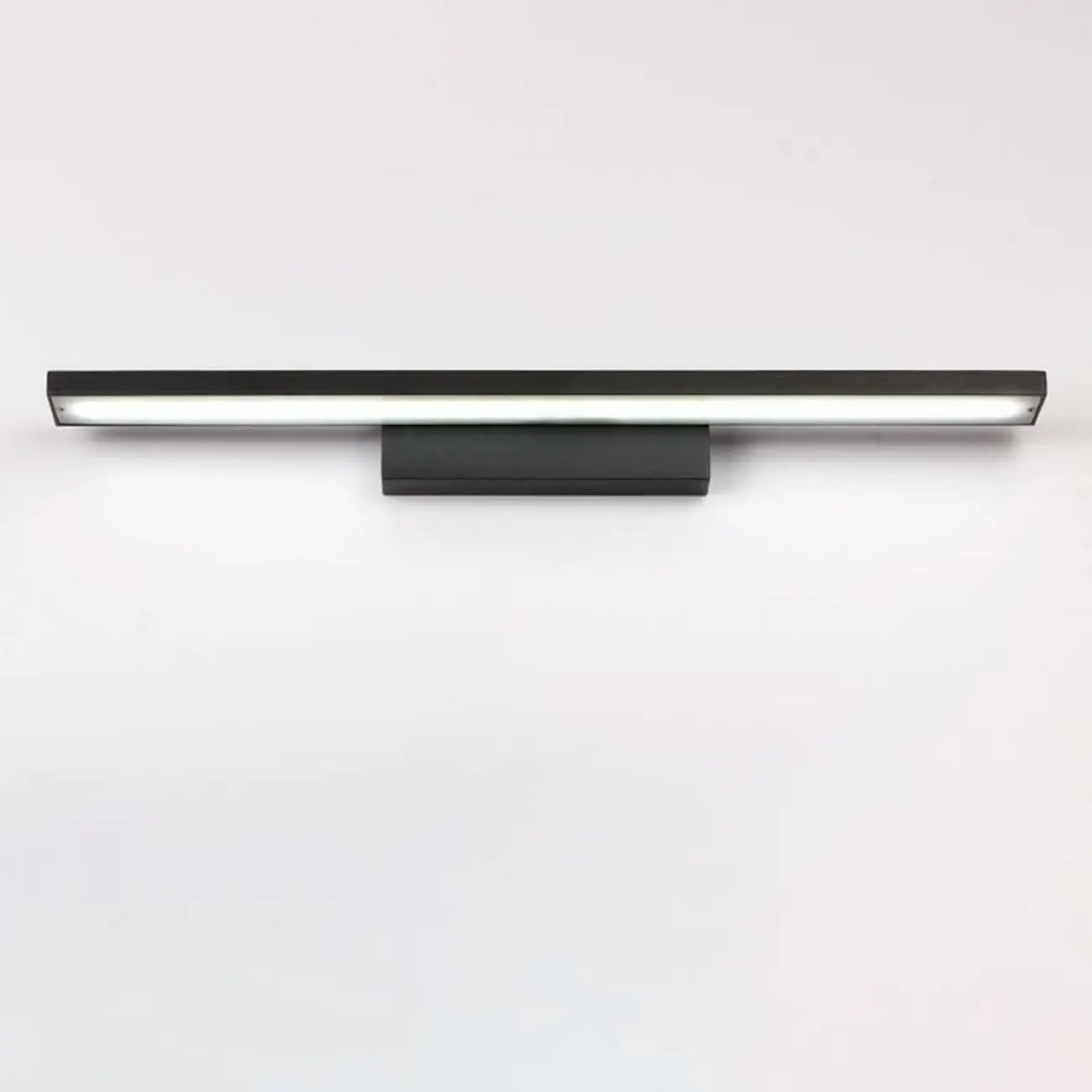 Modern LED Black Rectangle Vanity Light for Bathroom Mirror Image - 7 | homeyfad