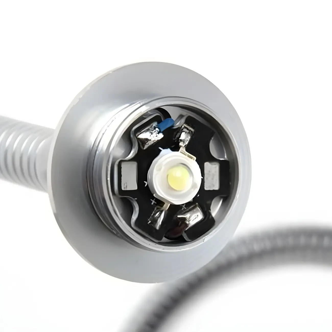 Modern Silver LED Vanity Light with Transparent Crystal for Bathroom Mirror Image - 10 | homeyfad