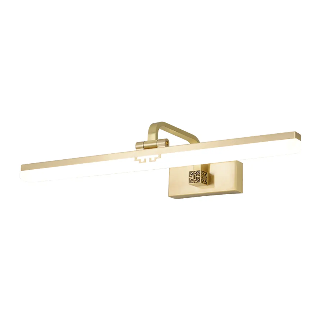 Minimalist Adjustable LED Gold Vanity Light for Mirror Front Image - 6 | homeyfad