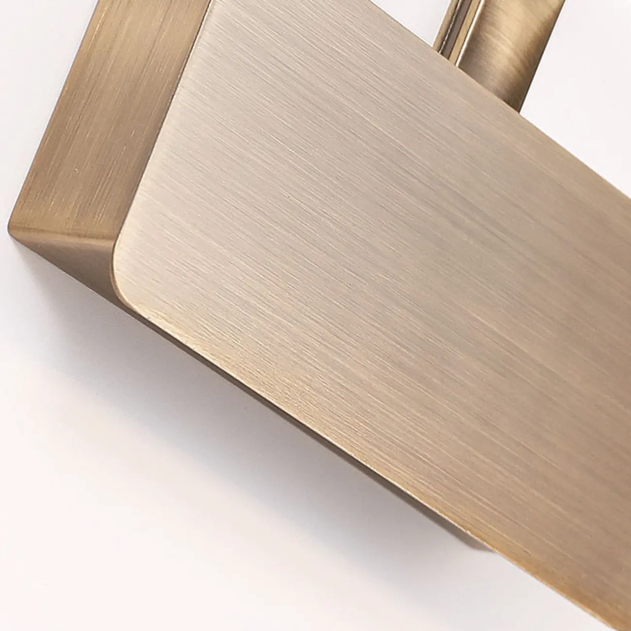 Modern Gold Geometric Vanity Light with Acrylic Shade for Bathroom Image - 10 | homeyfad