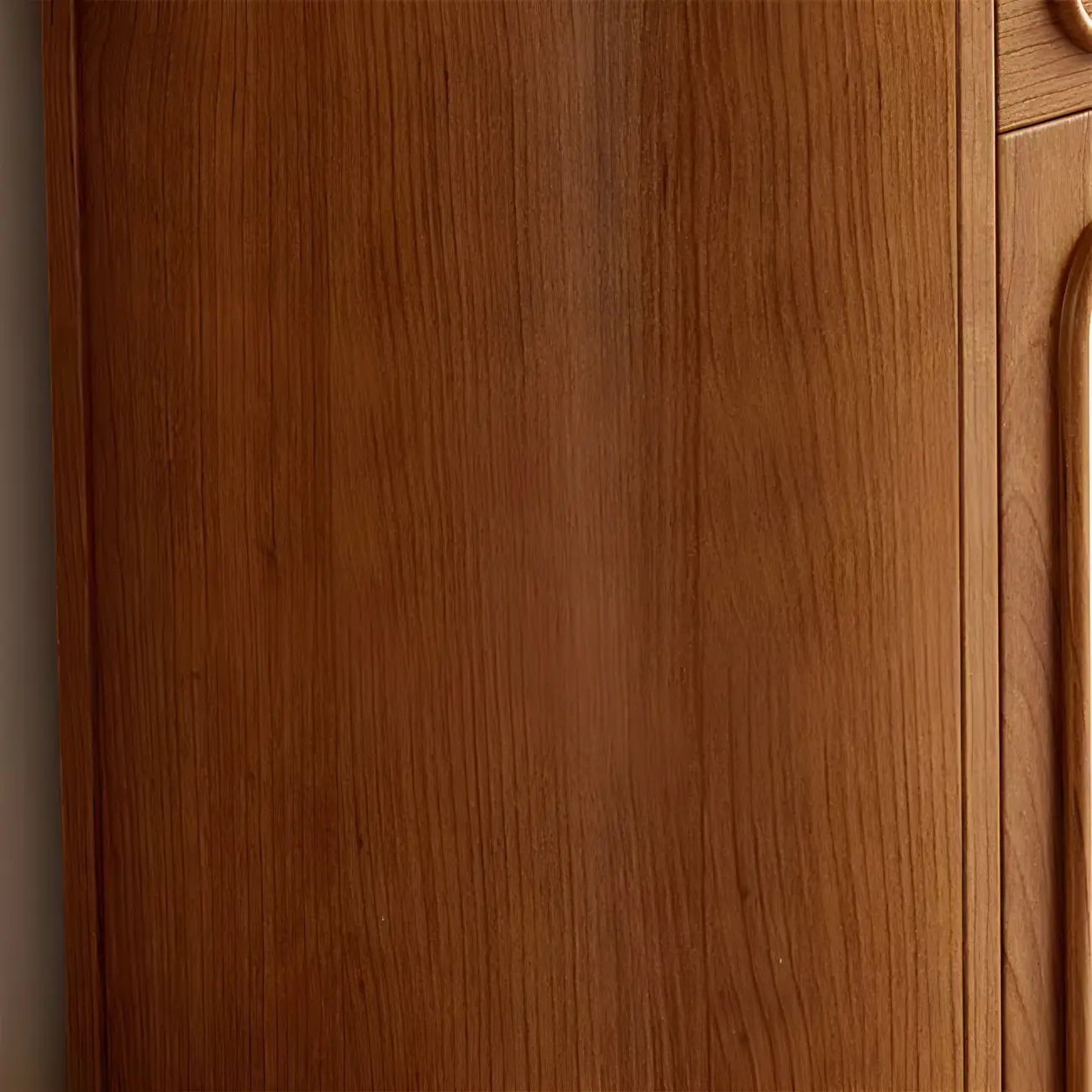 French Country Wooden Buffet Table with Cabinets Image - 12 | homeyfad