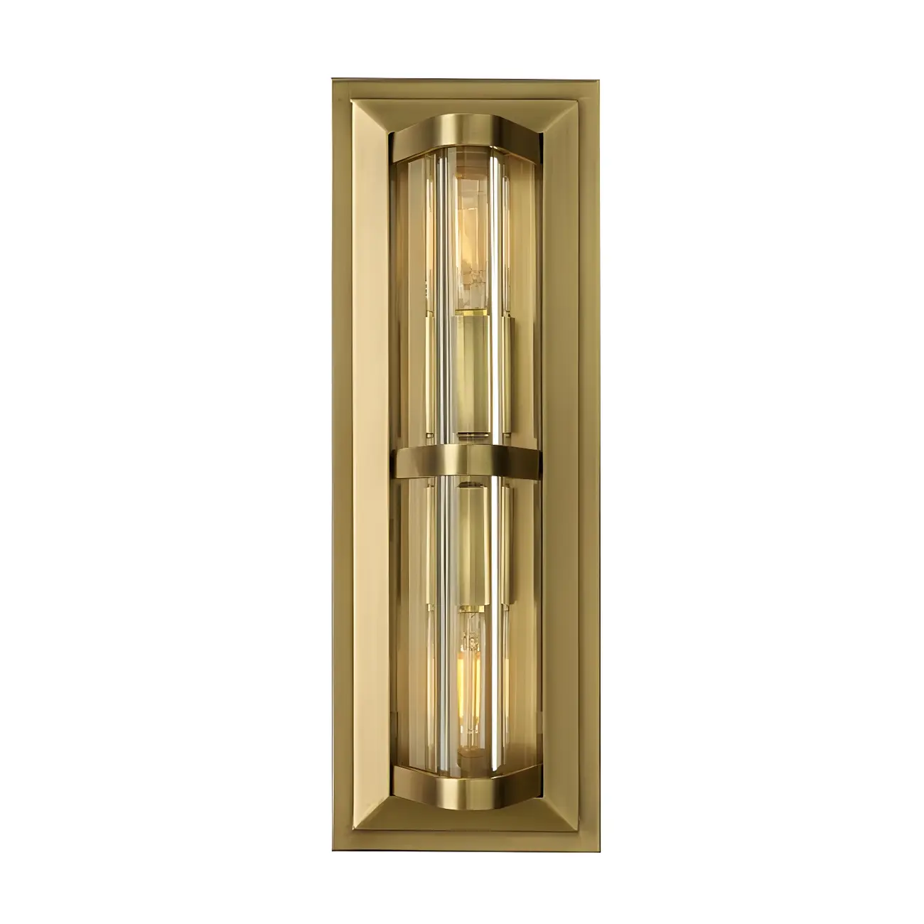 Industrial Bronze Rectangle Vanity Light for Bedroom Image - 9 | homeyfad
