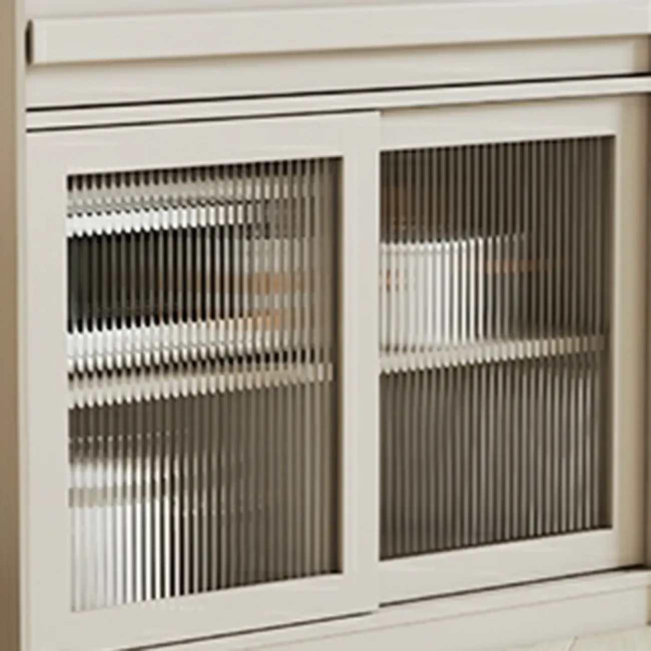 Contemporary Stone Countertop Sideboard with Drawers Image - 12