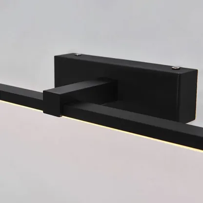 Nordic Black Linear LED Vanity Light for Bathroom Makeup Image - 11