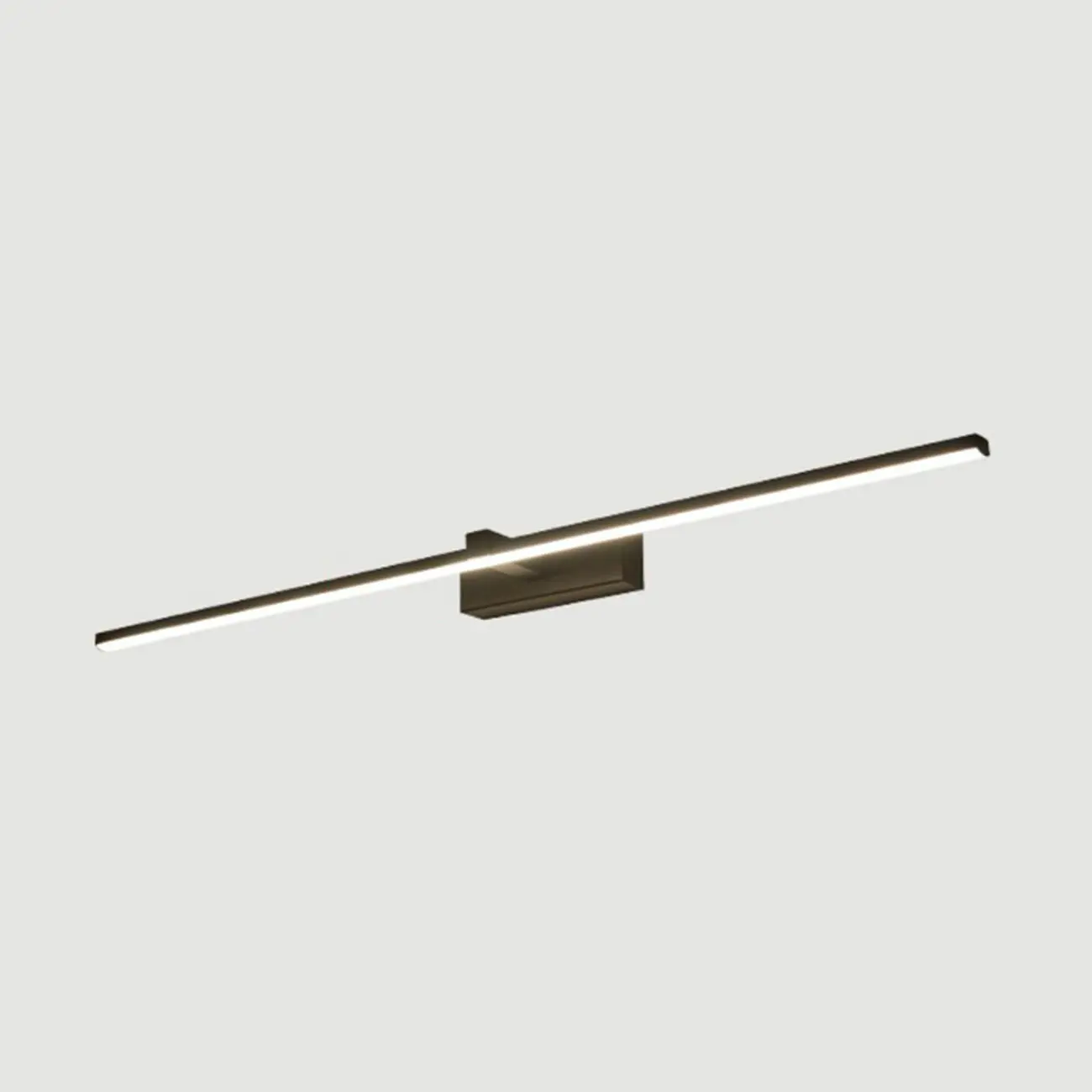 Nordic Black Linear LED Vanity Light for Bathroom Makeup Image - 24 | homeyfad