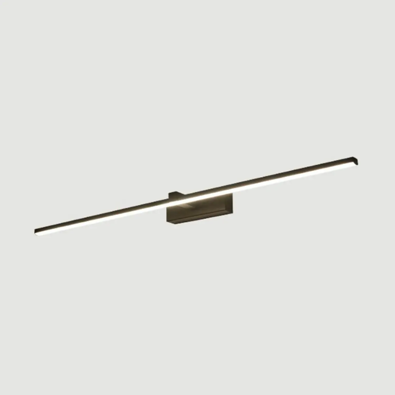 Nordic Black Linear LED Vanity Light for Bathroom Makeup Image - 24