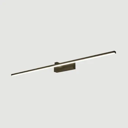 Nordic Black Linear LED Vanity Light for Bathroom Makeup Image - 24