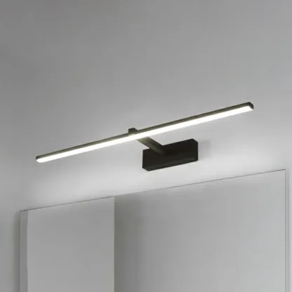Nordic Black Linear LED Vanity Light for Bathroom Makeup Image - 27