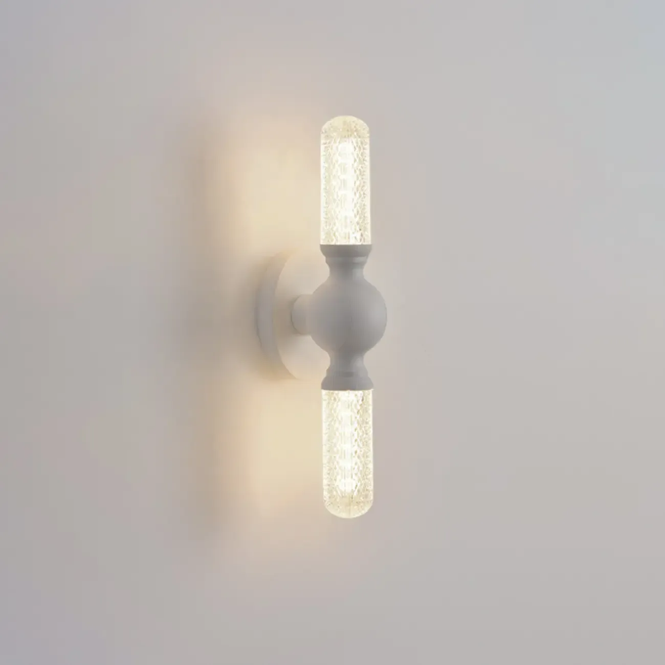 Elegant Dimmable LED Vanity Light with Glass for Modern Bathrooms Image - 9