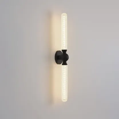 Elegant Dimmable LED Vanity Light with Glass for Modern Bathrooms Image - 10