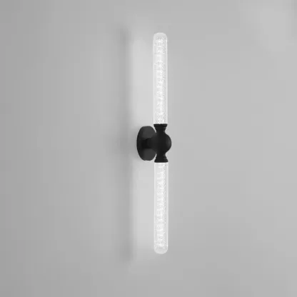 Elegant Dimmable LED Vanity Light with Glass for Modern Bathrooms Image - 12