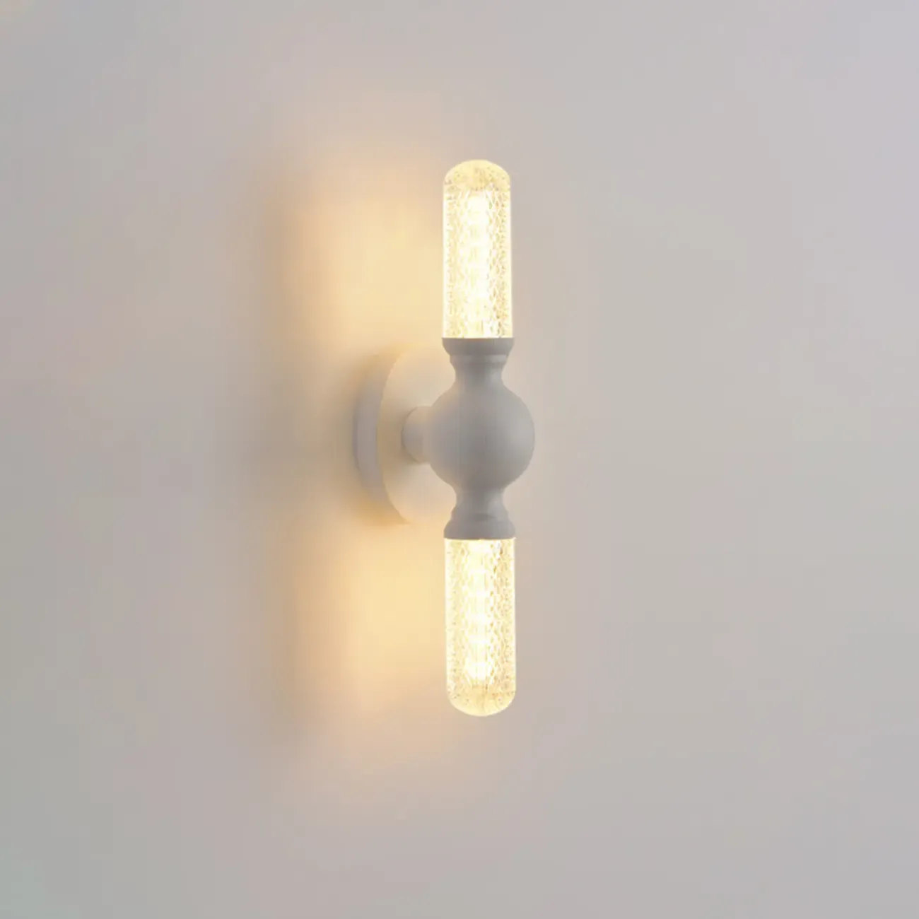 Elegant Dimmable LED Vanity Light with Glass for Modern Bathrooms Image - 14