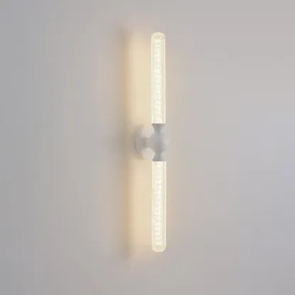 Elegant Dimmable LED Vanity Light with Glass for Modern Bathrooms Image - 15