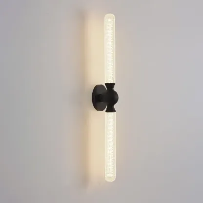 Elegant Dimmable LED Vanity Light with Glass for Modern Bathrooms Image - 16