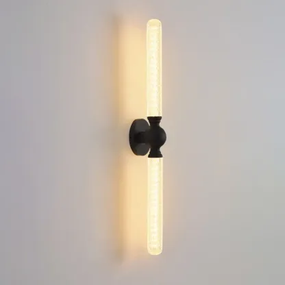 Elegant Dimmable LED Vanity Light with Glass for Modern Bathrooms Image - 19