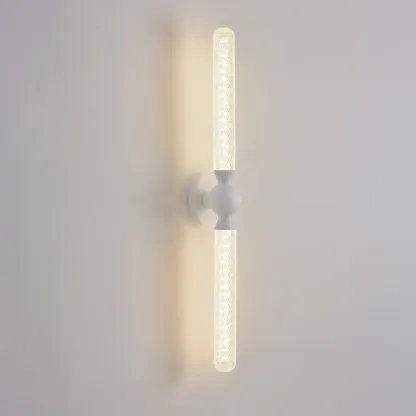 Elegant Dimmable LED Vanity Light with Glass for Modern Bathrooms Image - 21