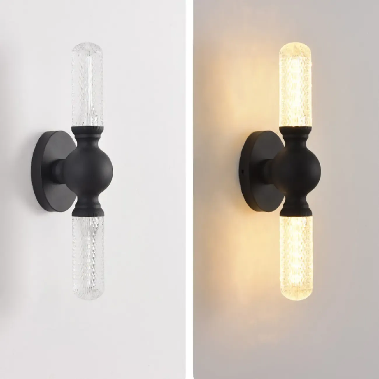 Elegant Dimmable LED Vanity Light with Glass for Modern Bathrooms Image - 23
