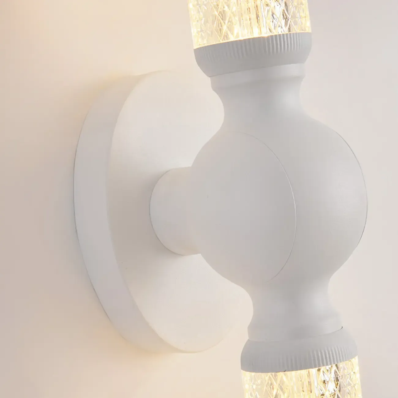 Elegant Dimmable LED Vanity Light with Glass for Modern Bathrooms Image - 24