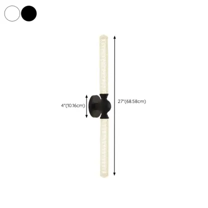 Elegant Dimmable LED Vanity Light with Glass for Modern Bathrooms Image - 27