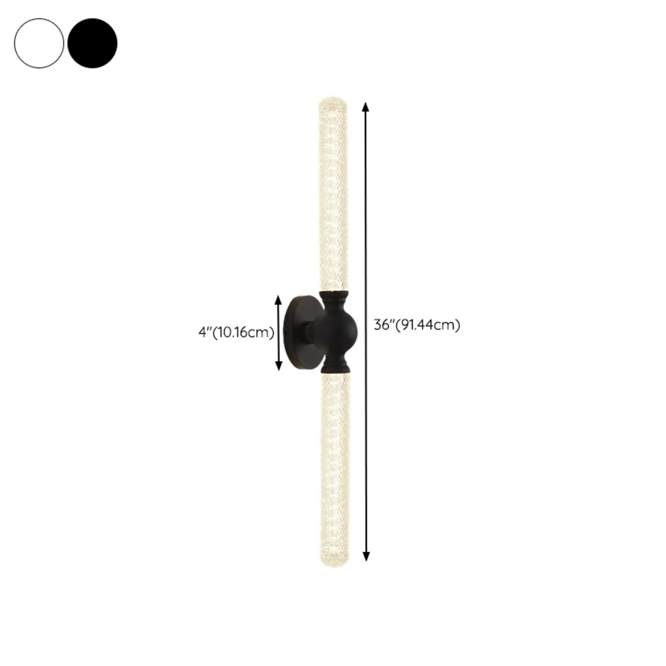 Elegant Dimmable LED Vanity Light with Glass for Modern Bathrooms Image - 28 | homeyfad