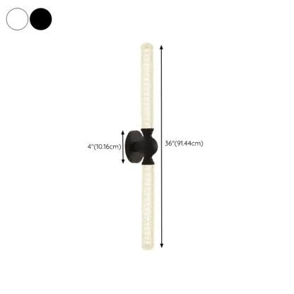 Elegant Dimmable LED Vanity Light with Glass for Modern Bathrooms Image - 28