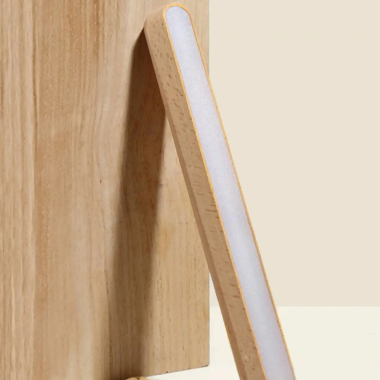 Wooden Rectangle LED Vanity Light with Adjustable Design for Bath Image - 6 | homeyfad