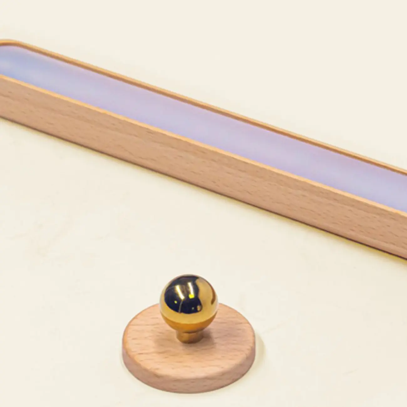 Wooden Rectangle LED Vanity Light with Adjustable Design for Bath Image - 8 | homeyfad