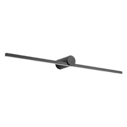Designer Linear Black Dimmable LED Vanity Light for Bathroom Makeup Image - 5