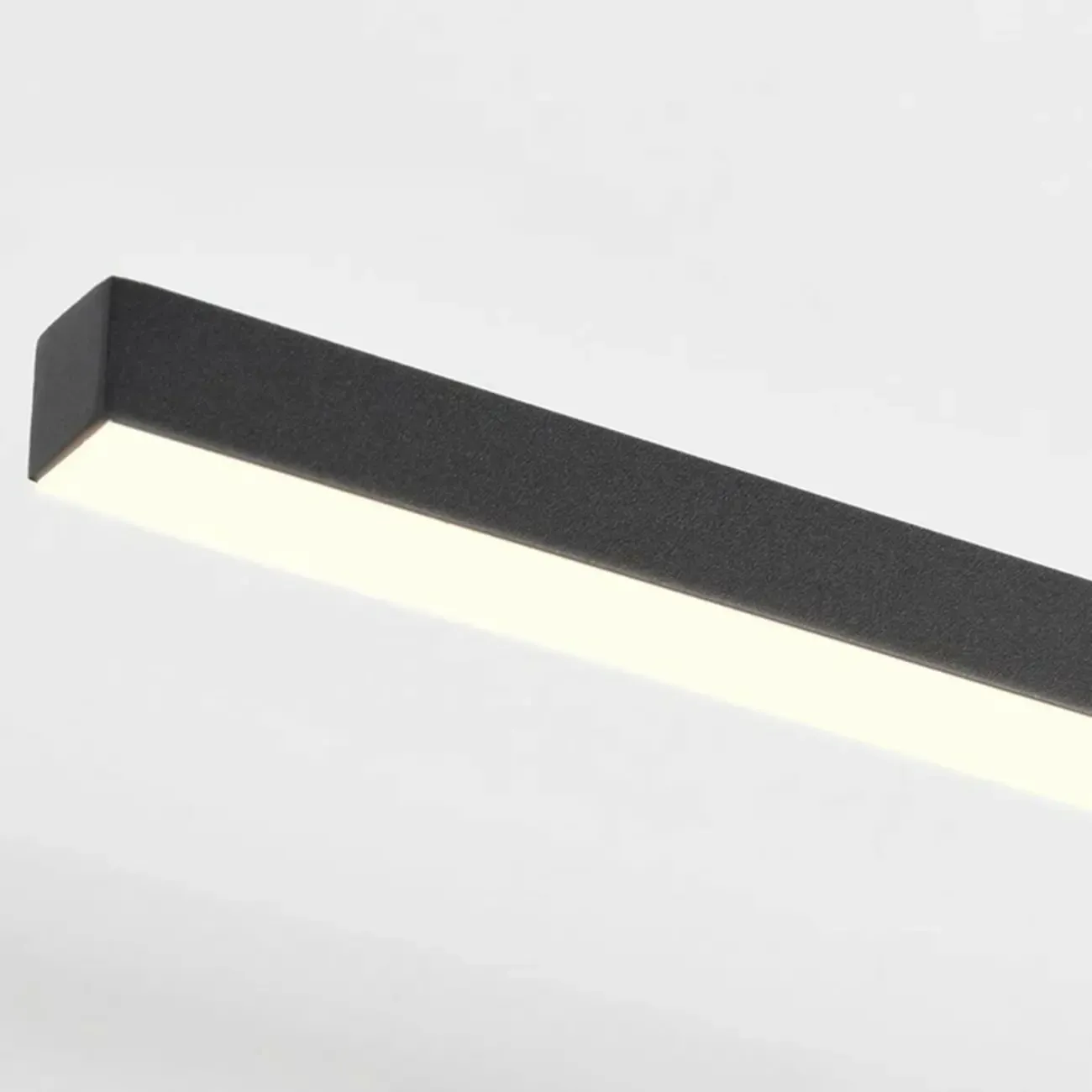 Designer Linear Black Dimmable LED Vanity Light for Bathroom Makeup Image - 6