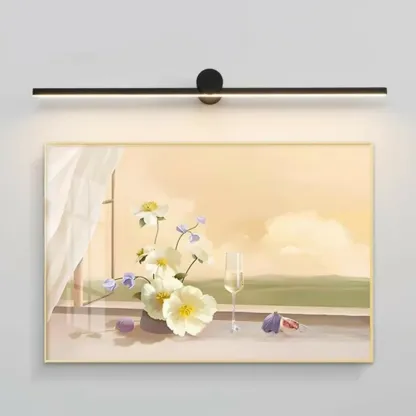 Designer Linear Black Dimmable LED Vanity Light for Bathroom Makeup Image - 11