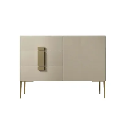 Modern Grey Sideboard with Drawers for Living Room Image - 7